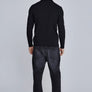 SikSilk - Black Long Sleeve Polo